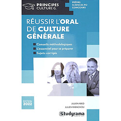 Réussir l'oral de culture générale - Occasion