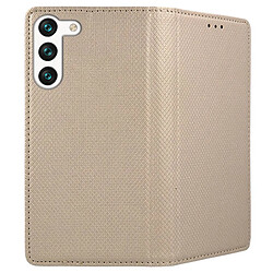 Acheter Htdmobiles Housse pour Samsung Galaxy S23 Plus 5G - etui coque pochette portefeuille + film ecran - OR MAGNET