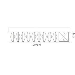 Avis Inspired Downlight encastré carré avec bord de périmètre carré uniquement transparent, nécessite 100035310 pour compléter l'article