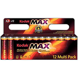 KODAK - Piles - MAX Alcaline - AA / LR06 - pack de 12 - Multicolor