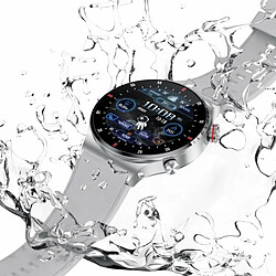 Qw33 Montre Intelligente Hommes Femmes Surveillance De La Pression Artérielle Bluetooth Smartwatch Pour Android Ios Noir