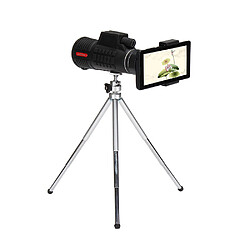 Acheter 50X60 Zoom optique HD Objectif télescope monoculaire + trépied + clip pour téléphone universel