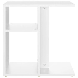 Acheter vidaXL Table d'appoint Blanc 50x30x50 cm Bois d’ingénierie