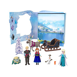 Mattel La Reine des neiges - Coffret Livre D'Histoires et figurines La Reine des neiges 