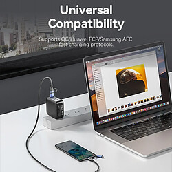 Avis Câble USB-C Vention 4 en 1 - Charge rapide 100 W - Transfert 480 Mbps - Puce E-Marker - Construction tressée durable - Couleur noire