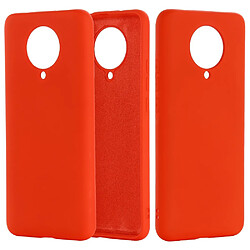 Coque en silicone liquide rouge pour votre Xiaomi Redmi K30 Pro