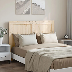 Maison Chic Tête de lit scandinave,Meuble de chambre 140x104 cm bois massif de pin -MN68414