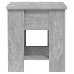 Acheter vidaXL Table basse gris béton 101x49x52 cm bois d'ingénierie