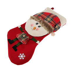 enfants festival cadeau de noël cadeau bonbons chaussettes bas parti bonhomme de neige rouge pas cher