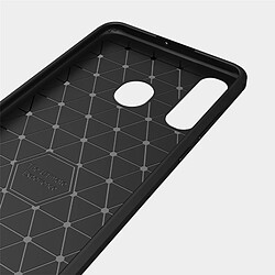 Acheter Wewoo Coque en TPU fibre de carbone texture brossée pour HuP30 Lite (Noir)