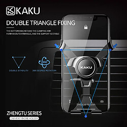 Acheter iKAKU KSC-201 Support de grille de téléphone de voiture pivotant universel avec verrouillage par gravité Noir