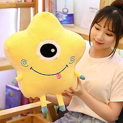 Avis Universal 40 cm Cartoon Sky Series Moon Star Soleil en peluche canapé oreiller coussin doux kawaii peluche en peluche jaune