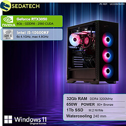 Sedatech PC Gamer • Intel i5-10600KF • RTX3050 • 32Go RAM • 1To SSD M.2 • Windows 11