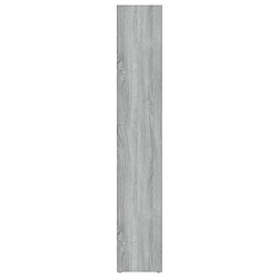 Acheter vidaXL Armoires à CD 2 pcs Sonoma gris 21x16x93,5 cm Bois d'ingénierie