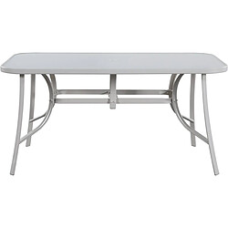 Habitat Et Jardin Table de jardin Cordoba - Phoenix - 6 places - Blanc