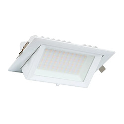 Avis Ledkia Spot Downlight LED 38W Rectangulaire Orientable 130 lm/W LIFUD Coupe 210x125 mm Blanc Chaud 3000K