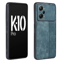 Coque en TPU + PU AZNS anti-chute pour votre Oppo K10 Pro 5G - vert