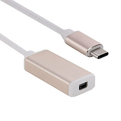 Acheter Wewoo Câble argent pour MacBook 12 pouces, Chromebook Pixel 2015, Tablette Tactile Nokia N1, Longueur: Environ 10cm adaptateur USB-C / Type-C 3.1 à Mini Display