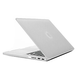 Wewoo Housse Étui Transparent pour Macbook Pro Retina 15,4 pouces A1398 Givré dur de protection