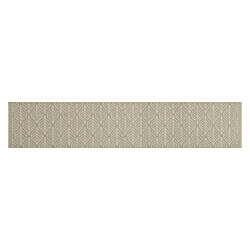 vidaXL Tapis de cuisine lavable impression feuilles 60x300 cm velours