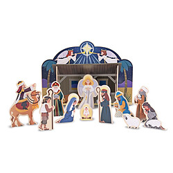 Melissa & Doug Crèche de la Nativité en Bois