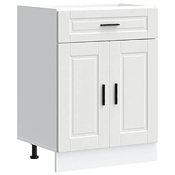 vidaXL Armoire de cuisine Porto blanc bois d'ingénierie