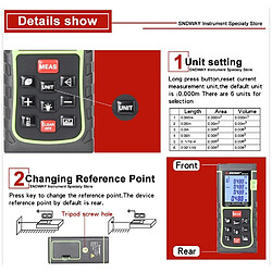 Wewoo Télémètre laser SW-T60 pas cher