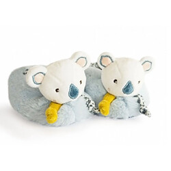 Doudou et Compagnie YOCA LE KOALA Chaussons avec hochet