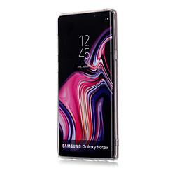 Avis Wewoo Coque Souple Pour Galaxy Note 9 Motif de dessin coloré Fabrication IMD Étui TPU ciel rose