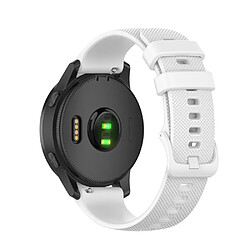 Bracelet en silicone blanc pour votre Garmin Vivoactive 4