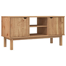 vidaXL Meuble TV OTTA 113,5x43x57 cm Bois de pin massif