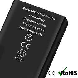 Acheter Avizar Clappio Batterie Decode PCB Version pour iPhone 14 Pro Max 4323mAh Noir