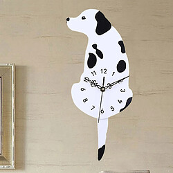 Dessin Animé Acrylique Balançoire Quartz Horloge Murale Chien Queue Enfants Chambre Pépinière Décor A pas cher