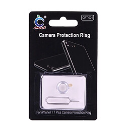 Acheter Wewoo Protection appareil photo argent pour iPhone 7 lentille de caméra arrière couverture de avec aiguille