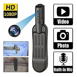 Mini Poche De Caméra De Corps De Mini 1080P HD Avec Le Grand Angle Rechargeable De Clip Arrière