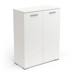 Dansmamaison Buffet 2 portes Blanc mat - ZILY