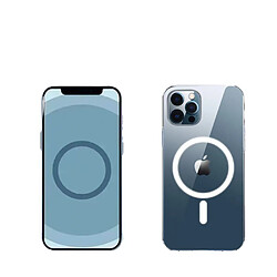 General Coque magnétique pour iPhone 14 compatible avec la charge sans fil Magsafe Protection contre les chutes de qualité militaire protège parfaitement votre téléphone (transparent)