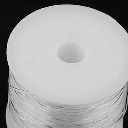 1.0mm fils élastiques stretch perles cordon corde pour fabrication de bijoux noir blanc