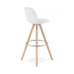 Acheter Kokoon Design Tabouret de bar design ANAU WHITE 42x43x95 cm