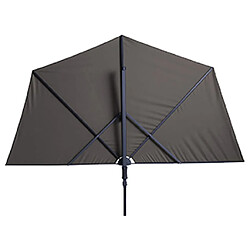 Avis Madison Parasol de balcon Sun Wave 270x150 cm Gris clair