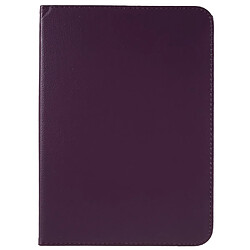 Etui en PU support rotatif anti-chute avec élastique avec support pour votre iPad 10.9 (2022) - violet