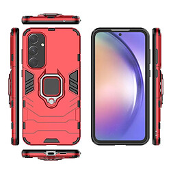 Htdmobiles Coque pour Samsung Galaxy A55 5G - housse etui rigide anti choc + film ecran - ROUGE