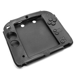 vhbw Couvercle, étui silicone noir pour Nintendo 2DS console de jeux, manette