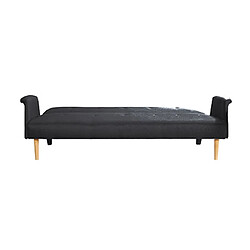 Avis Mes Banquette convertible 3 positions 196x84x78 cm noir - SHANNON