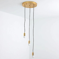 Paris Prix Suspension Design en Métal Pladon 120cm Or