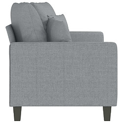 Acheter Maison Chic Canapé à 2 places,Sofa de Salon,Canapé droit Gris clair 140 cm Tissu -GKD393444