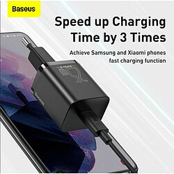 Chargeur mural Baseus TZCCSUP-L01 Noir