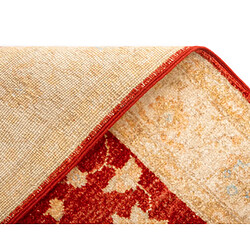 Vidal Tapis de couloir en laine 493x105 beige Kaizar