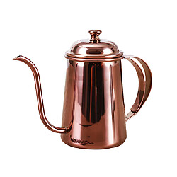 Inodore Main Goutte à Goutte Pot De Café Sur Gooseneck Bouilloire 650ml Rosegold