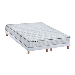 Idliterie Ensemble Matelas Ressorts + Mémoire de forme ODYSSEE + Sommier - Made in France